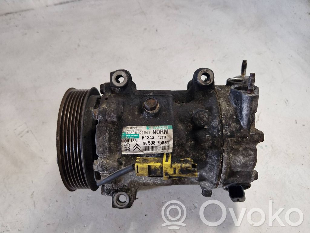 Citroen C4 Grand Picasso Air conditioning (A/C) compressor (pump) 