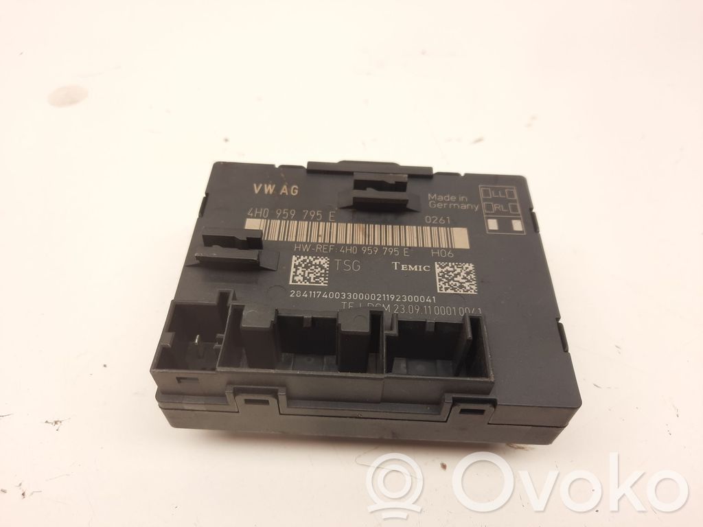 Audi A8 S8 D4 4H Door control unit/module 