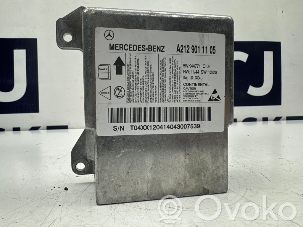 Mercedes-Benz E W212 Sterownik / Moduł Airbag 