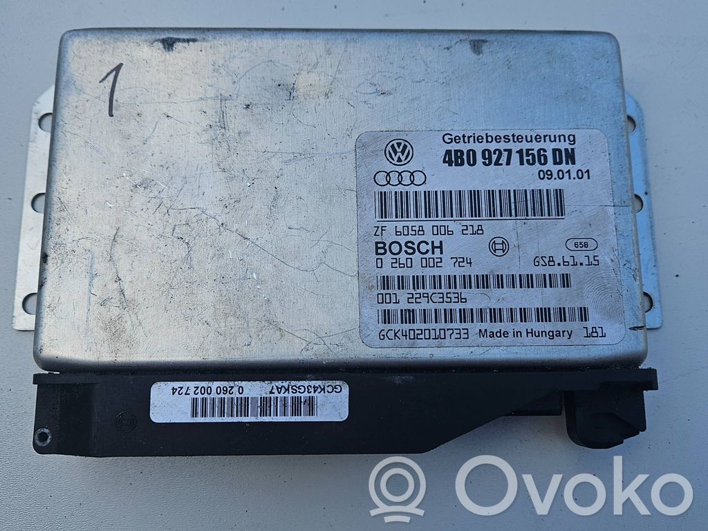 Audi A6 S6 C5 4B Gearbox control unit/module 