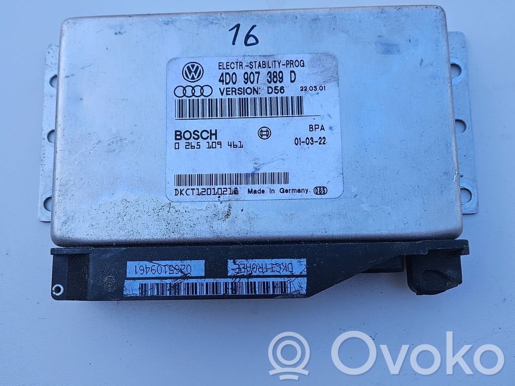 Audi A6 S6 C5 4B ESP (stability system) control unit 