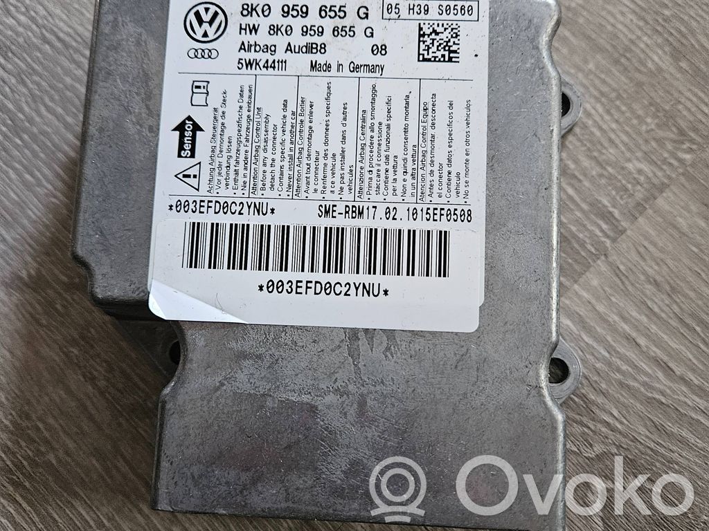 Audi A4 S4 B8 8K Sterownik / Moduł Airbag 