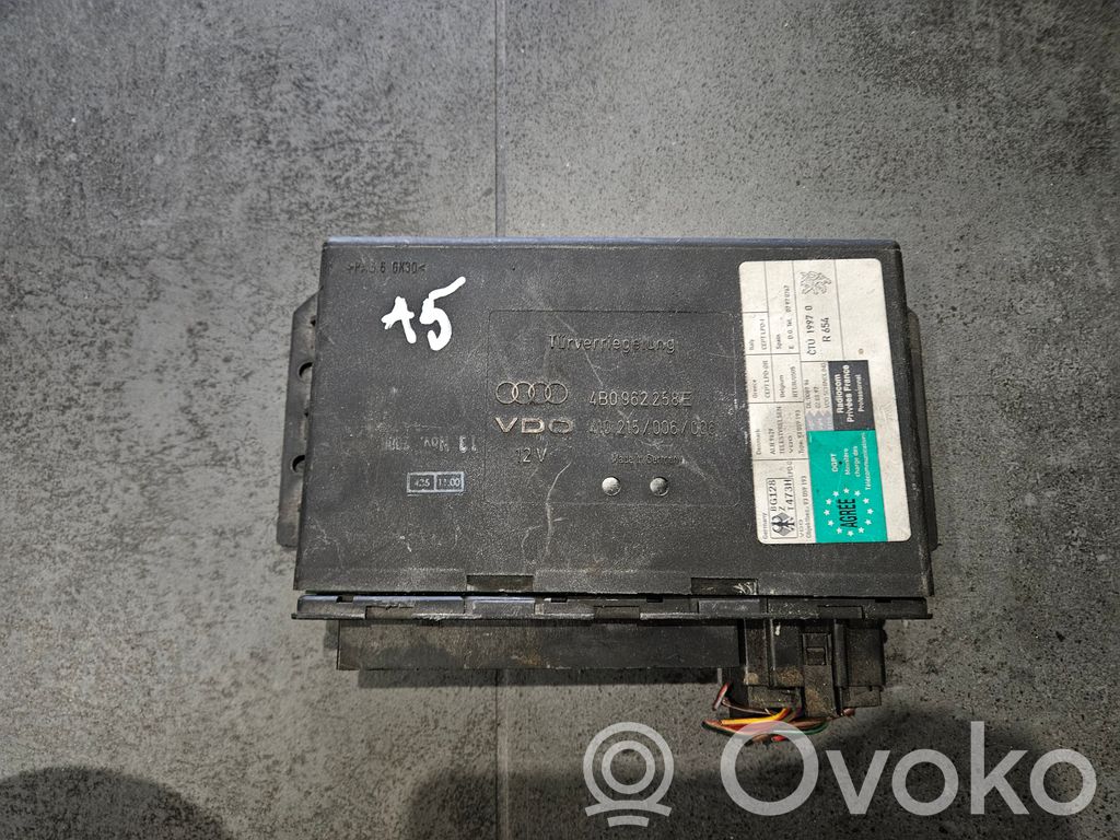 Audi A6 Allroad C5 Comfort/convenience module 