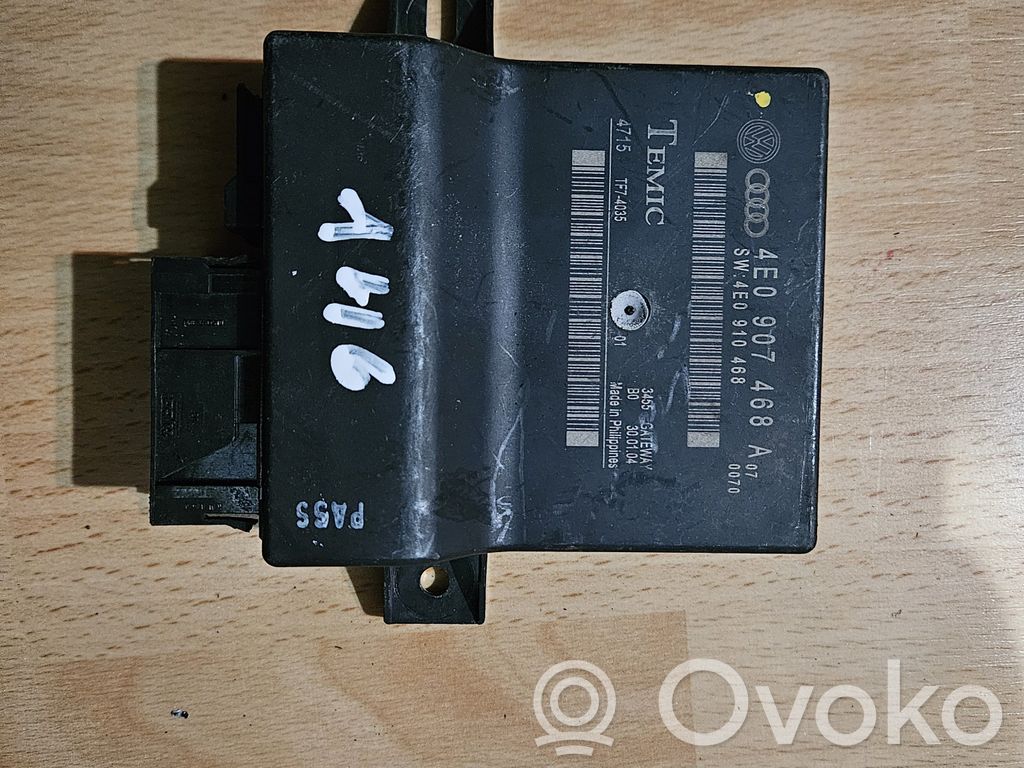 Audi A8 S8 D3 4E Gateway control module 