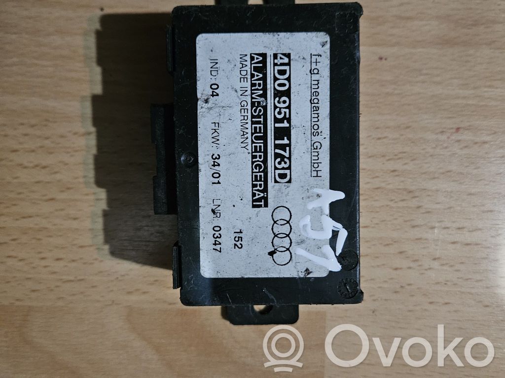 Audi A6 Allroad C5 Alarm control unit/module 