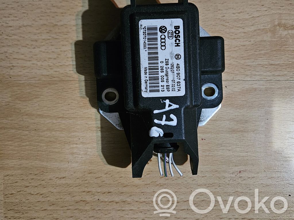 Audi A4 S4 B6 8E 8H ESP acceleration yaw rate sensor 
