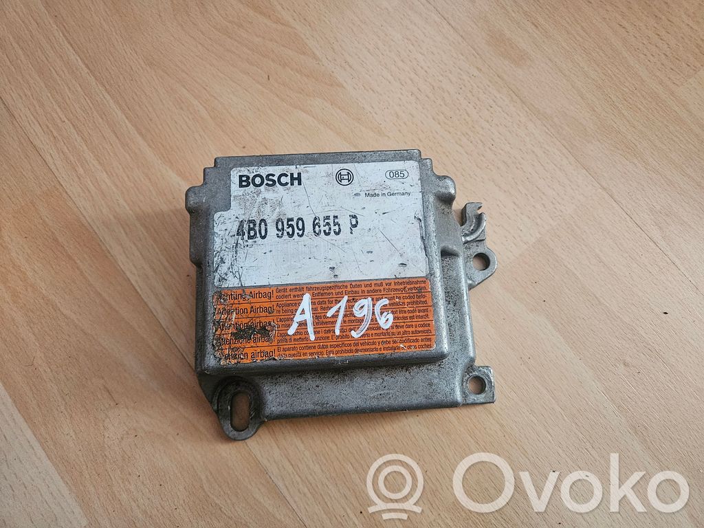 Audi A6 Allroad C5 Airbag control unit/module 