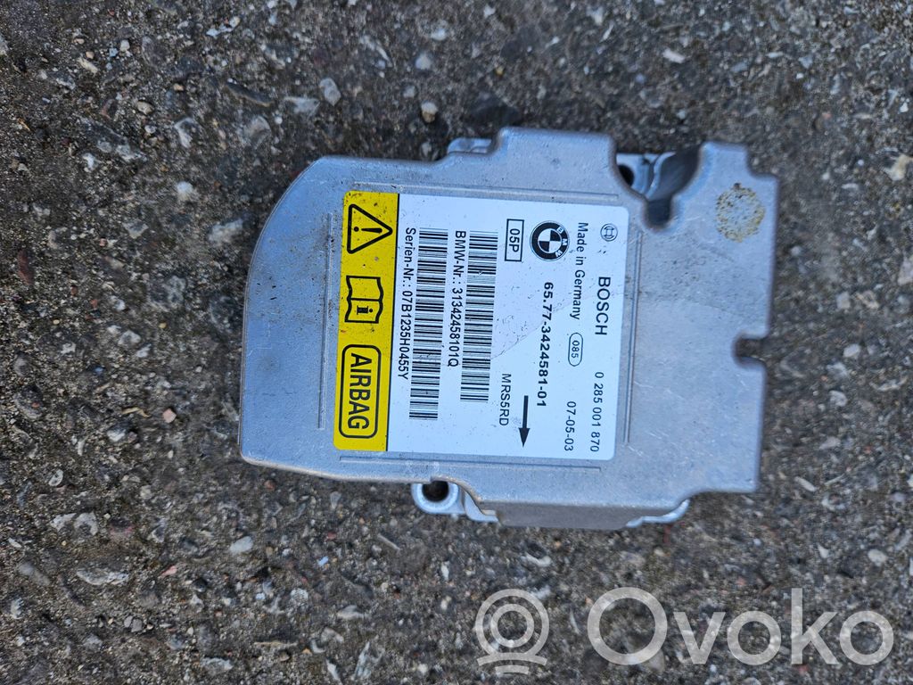 Airbag control unit/module   0285001870,31342458101Q,3424581