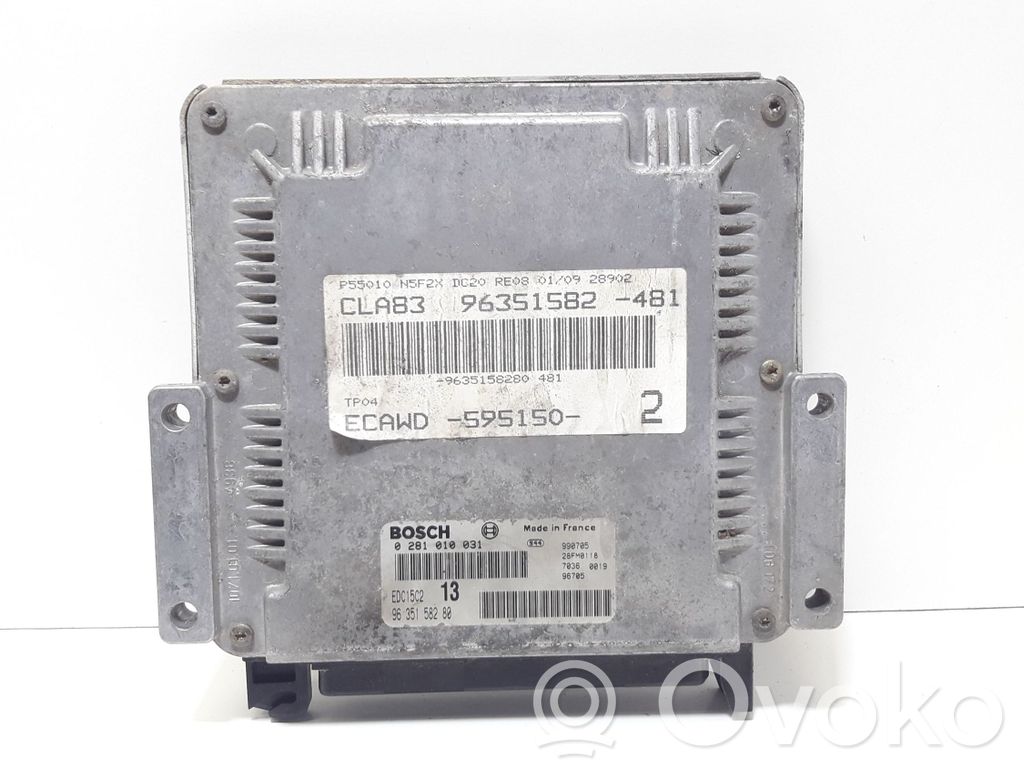 Peugeot 306 Engine control unit/module 