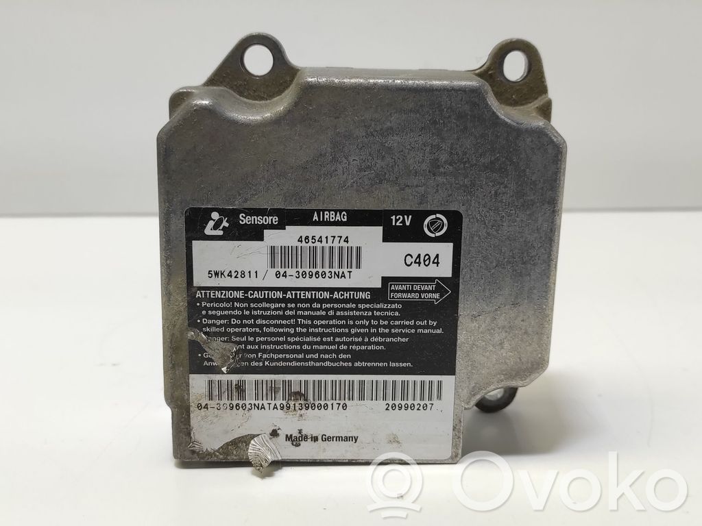 Fiat Bravo - Brava Unidad de control/módulo del Airbag 