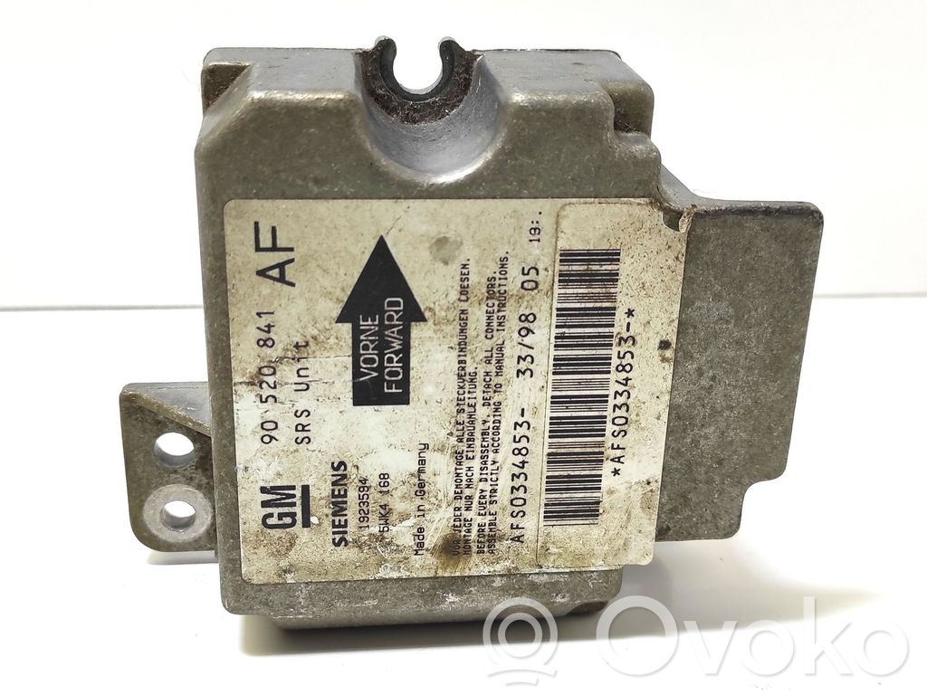 Opel Astra G Airbag control unit/module 