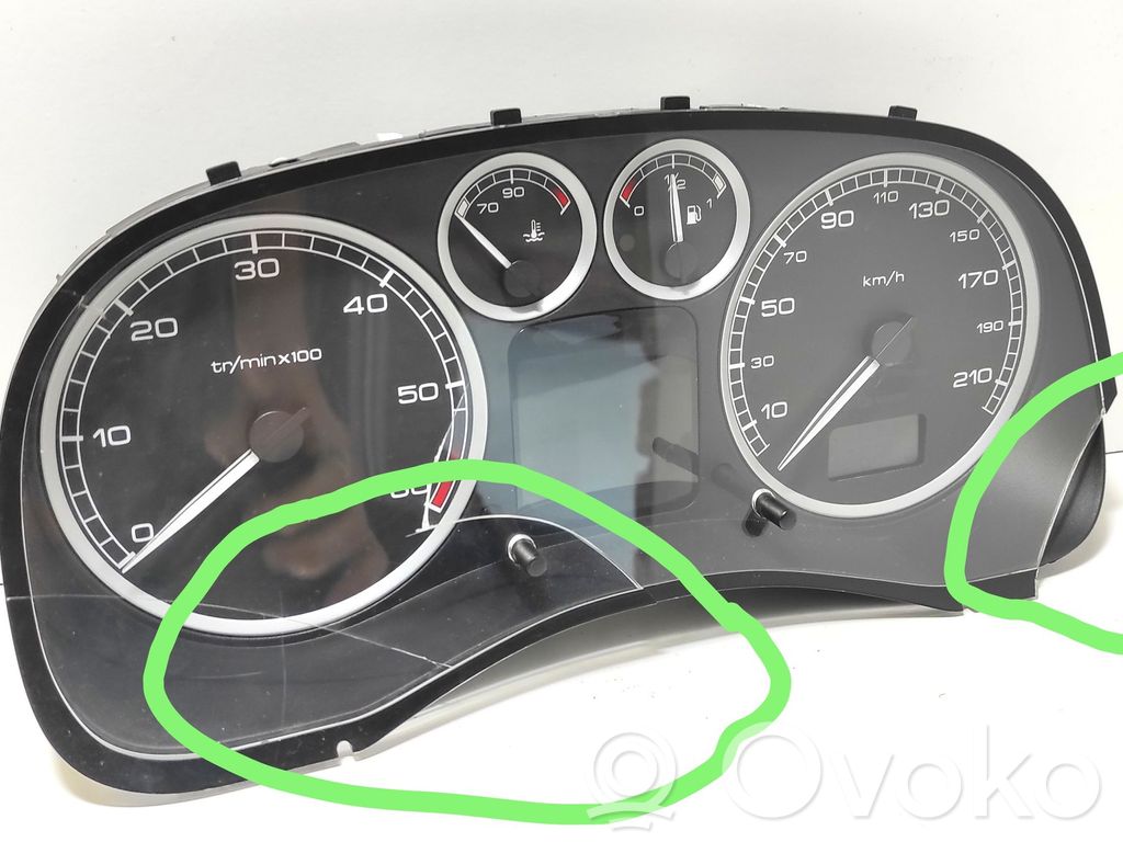 Peugeot 307 Спидометр (приборный щиток) 