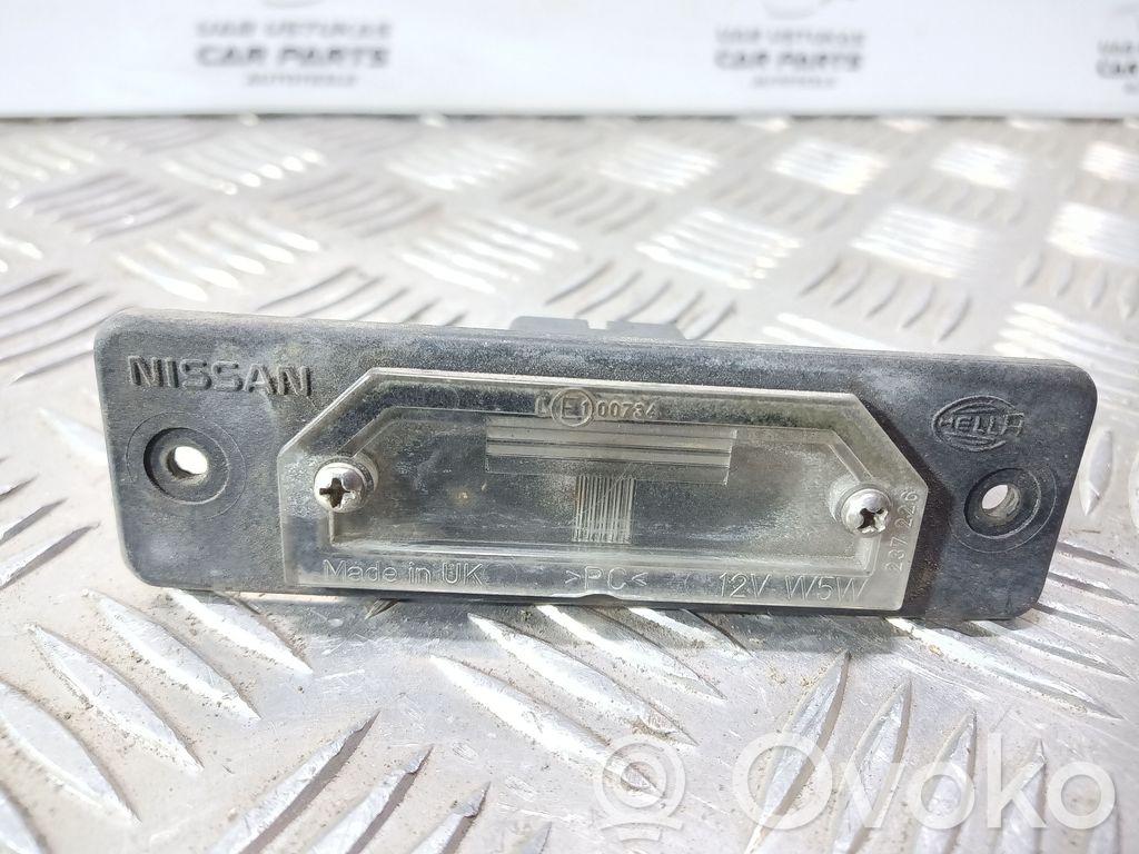 Nissan Primera Numura zīmes apgaismojums 