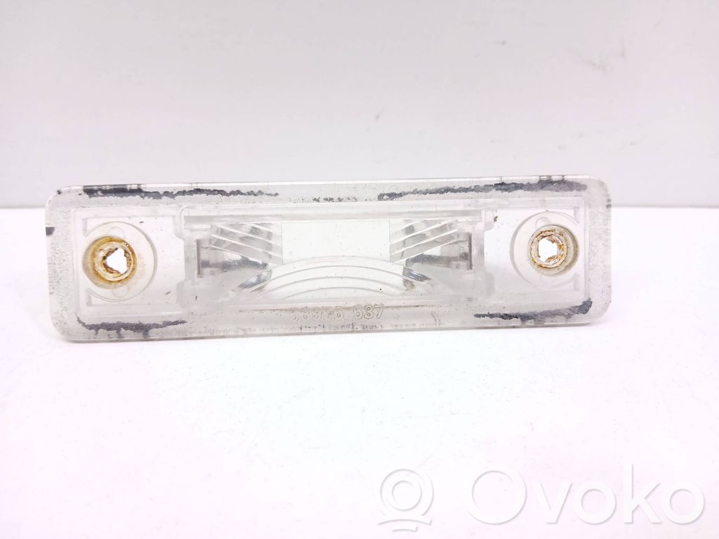 Opel Zafira A Éclairage de plaque d'immatriculation 