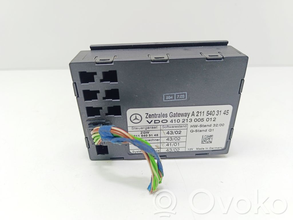 Módulo de control Gateway   A2115403145