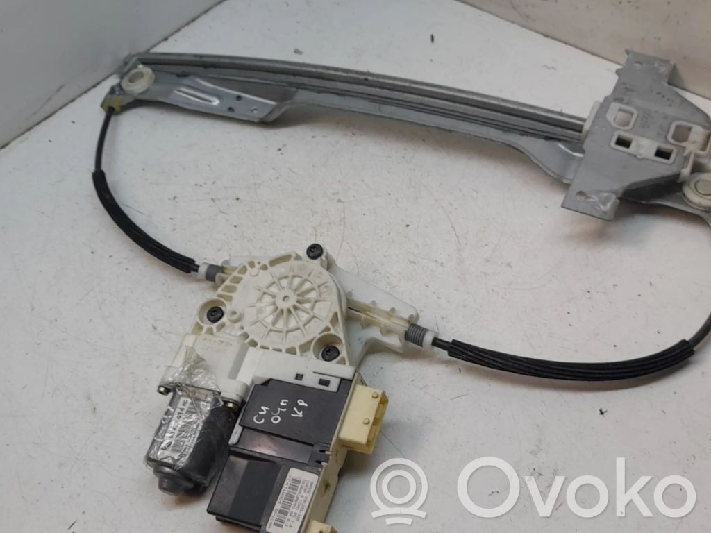 Citroen C4 I Front door window regulator with motor 