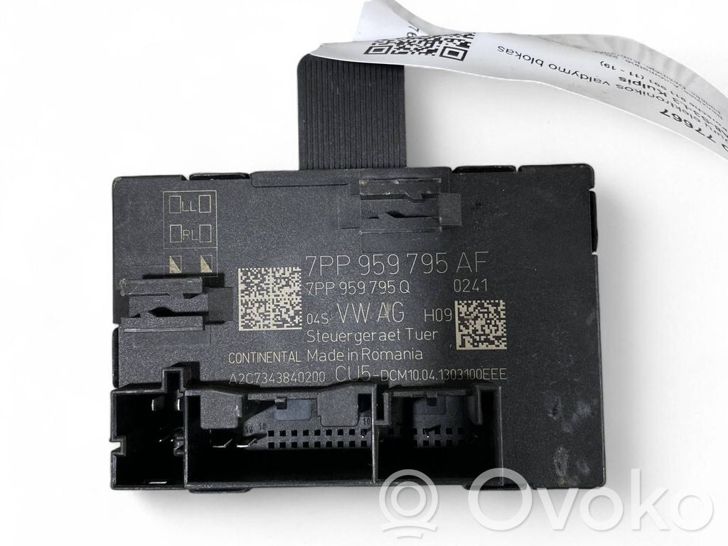 Door control unit/module   7PP959795AF,7PP959795