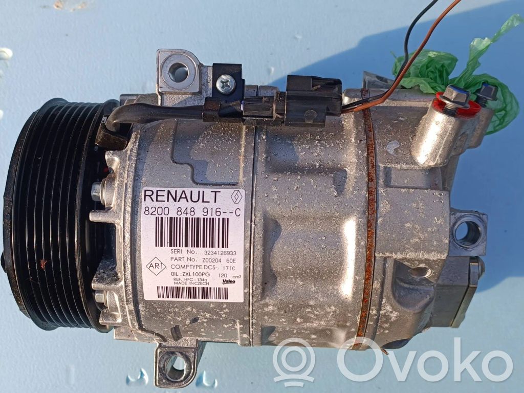 Air conditioning (A/C) compressor (pump)   8200848916,2763000Q3K,2763000Q0A,2763000Q0A,4407439,4421833,4431984,4449478,6000618722,8200454172,8200561276,8200705022,8200846913,8200848913,8200855146,8200890987,926000373R,926001DA0A,926001DA0B,926001DA0R,926008411R,93161911,93161916,93198641,93867705,95507849