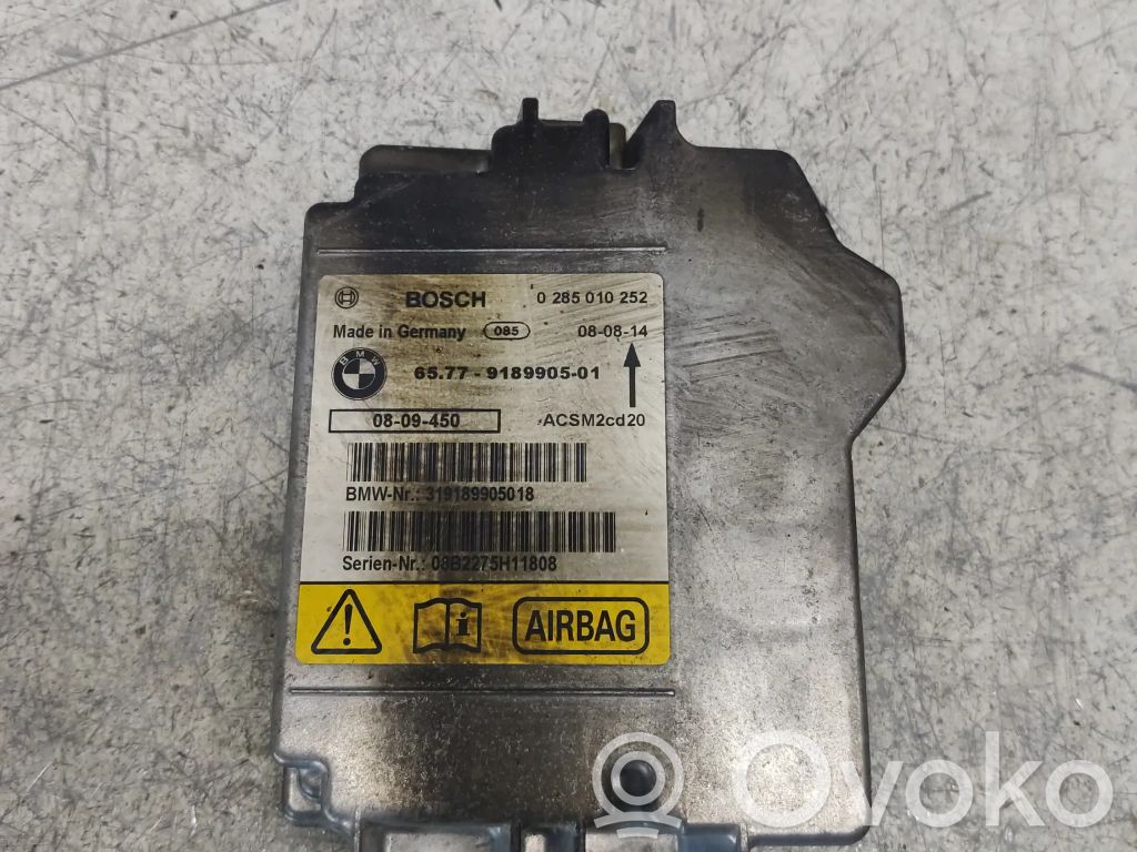 Unidad de control/módulo del Airbag   6577918990501