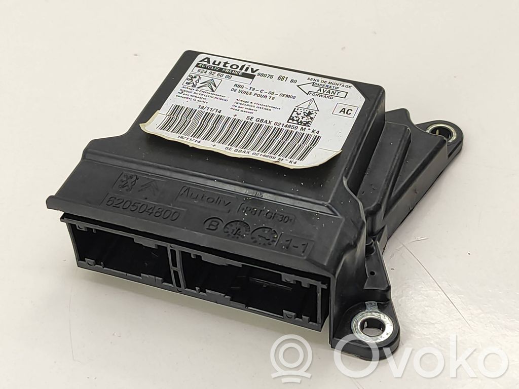 Peugeot 308 Airbag control unit/module 