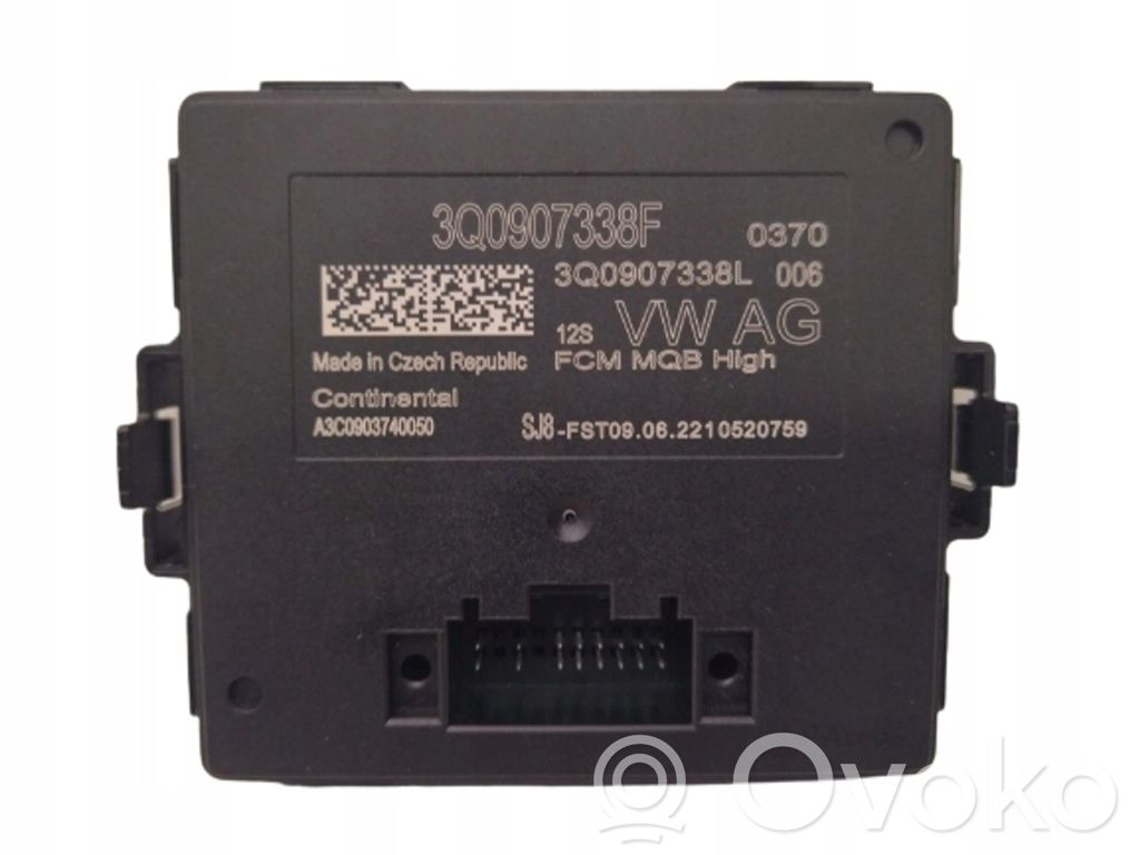 Módulo de control Gateway   3Q0907338F,3Q0907338L
