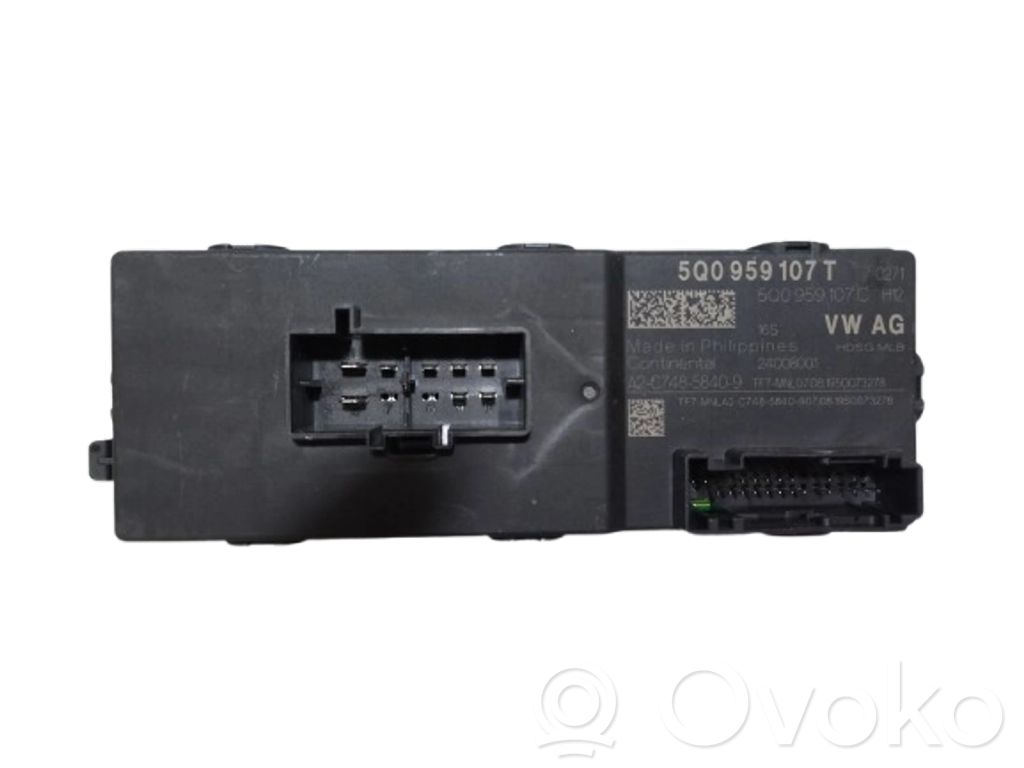 Sterownik / Moduł elektrycznej klapy tylnej / bagażnika   5Q0959107T,STKL007