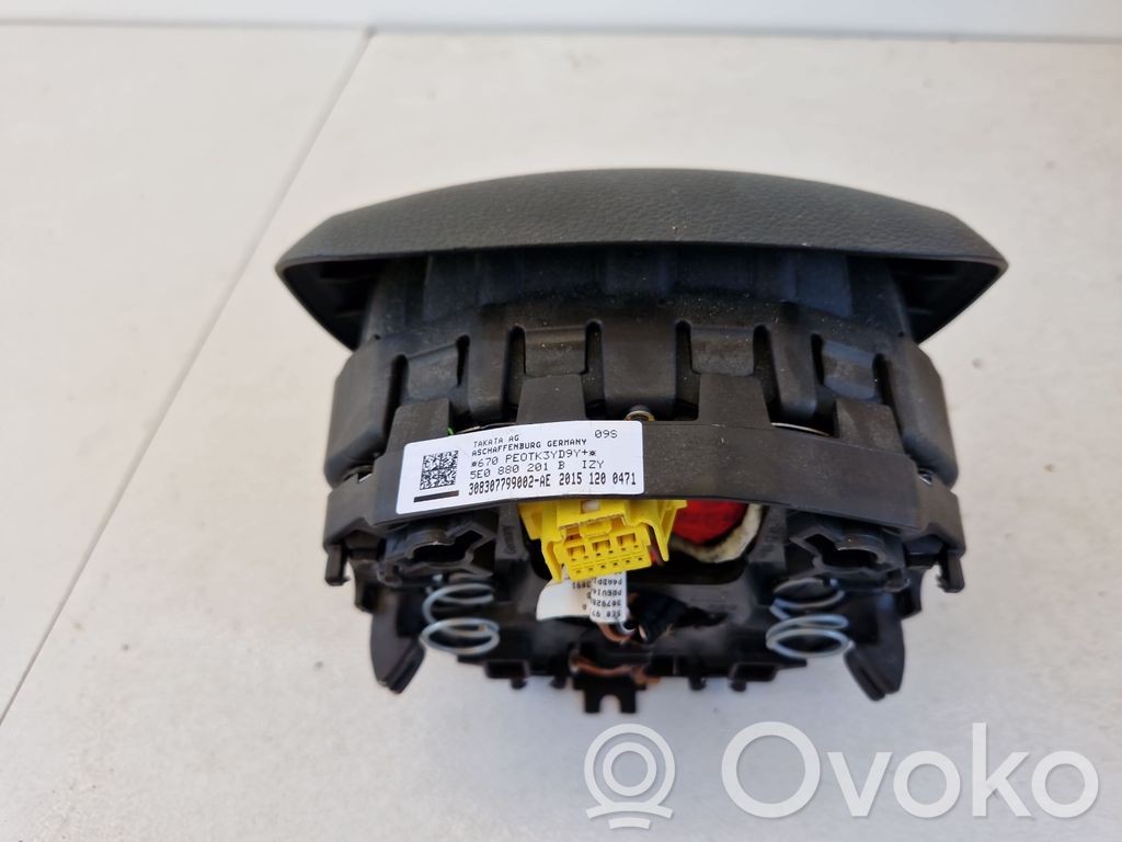 Skoda Octavia Mk3 (5E) Poduszka powietrzna Airbag kierownicy 