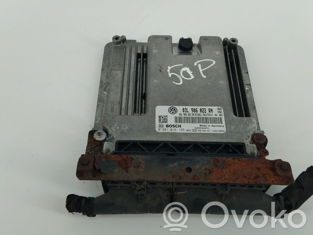 Engine control unit/module   03L906022RN,0281016155