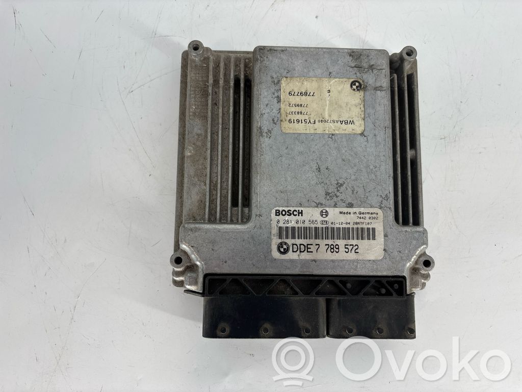 Engine control unit/module   0281010565,7789572