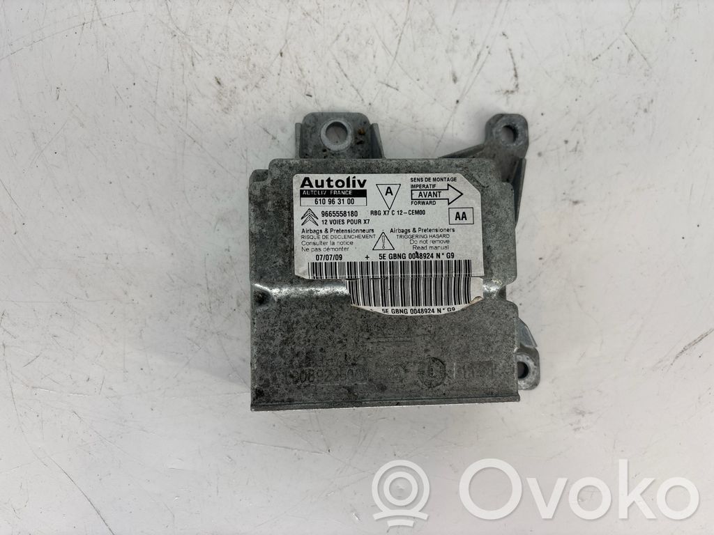 Airbag control unit/module   9665558180,610963100