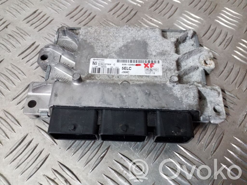 Engine control unit/module   AV6112A650XF,S180127004C,J38AC