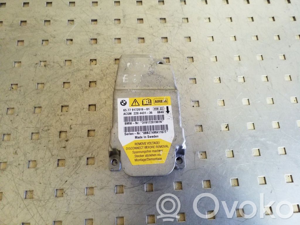 Airbag control unit/module   6577917201901
