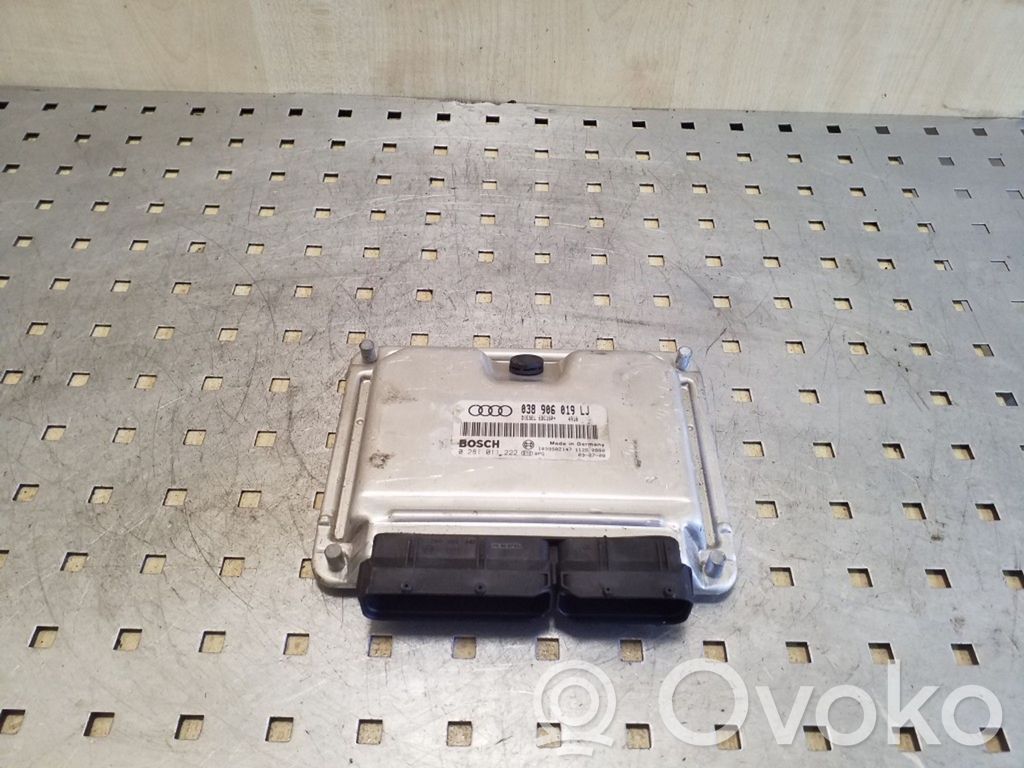 Engine control unit/module   038906019LJ,0281011222