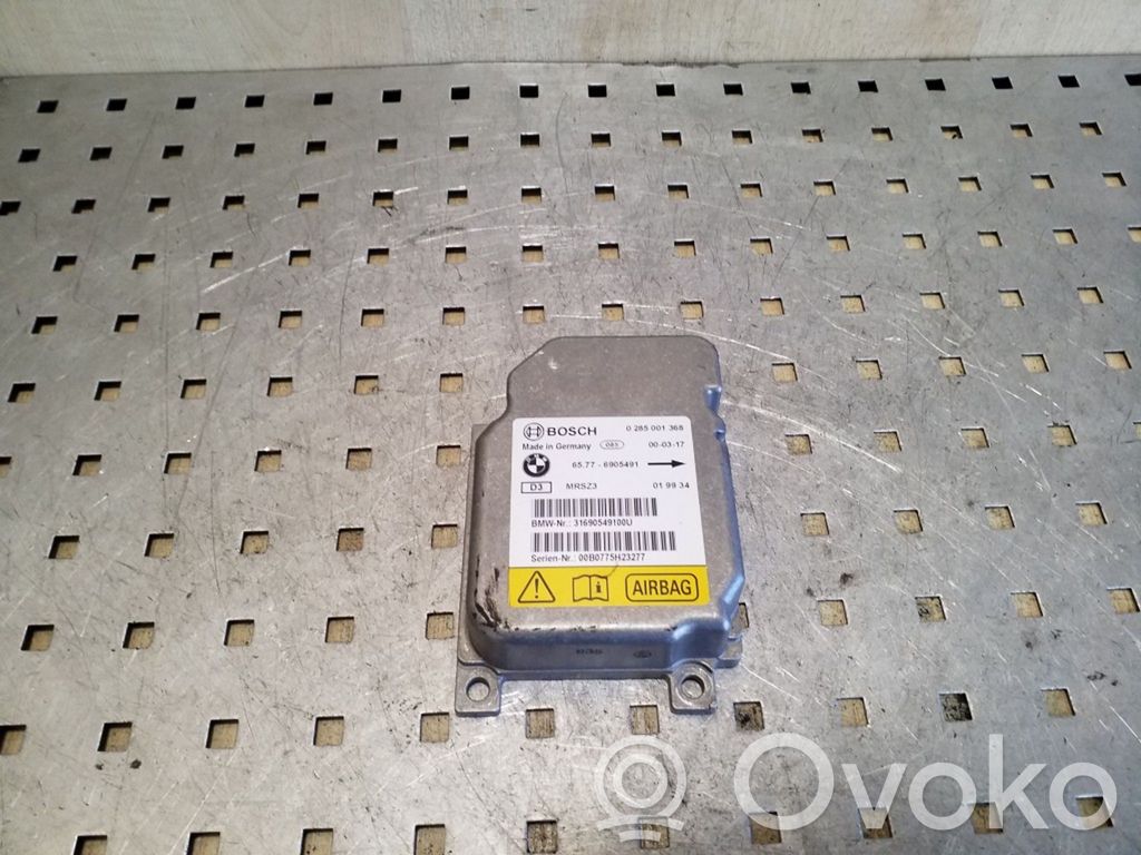 Airbag control unit/module   0285001368,65776905491,31690549100U