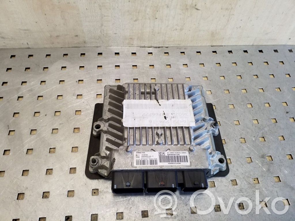 Peugeot 307 Dzinēja vadības bloks 