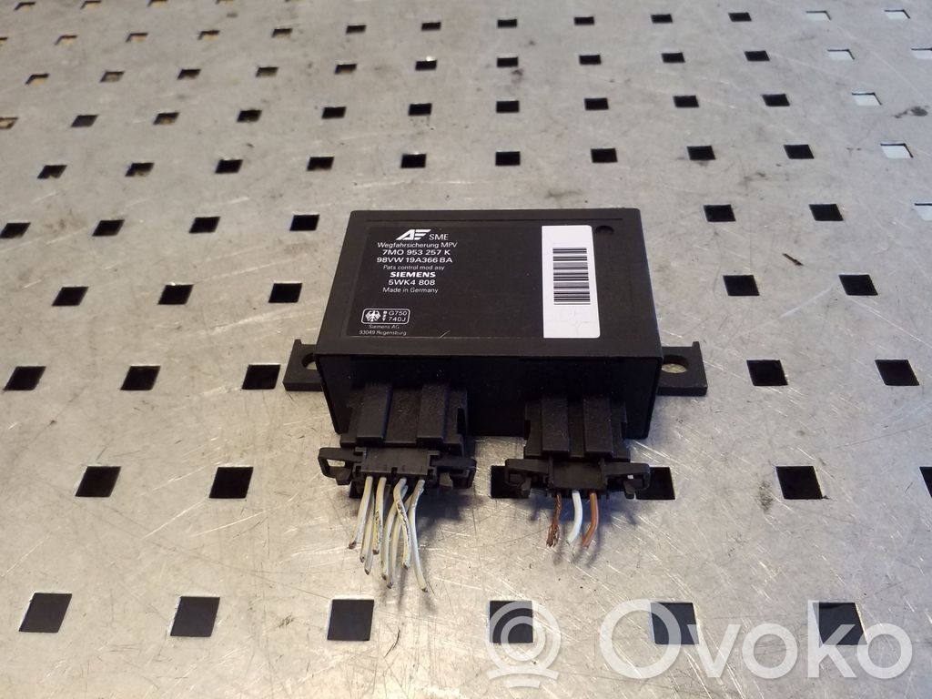 Volkswagen Sharan Imobilaizera vadības bloks 