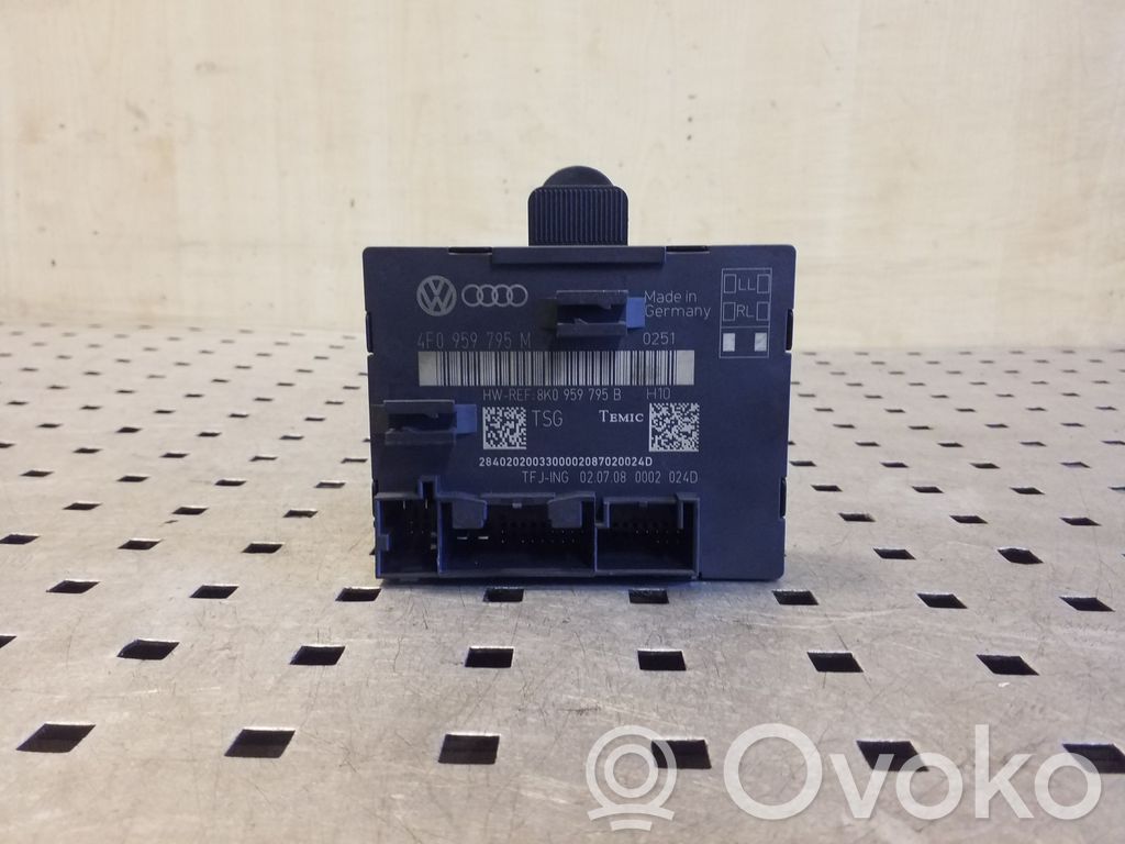 Unité de commande module de porte   4F0959795M,8K0959795B