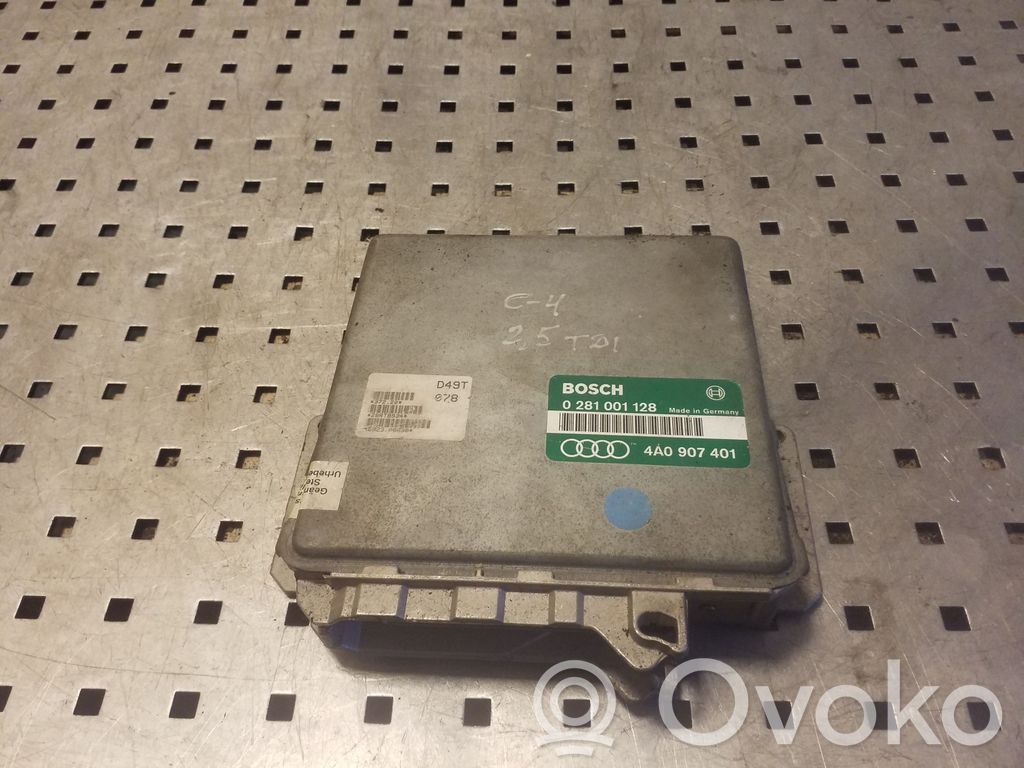 Engine control unit/module   4A0907401,0281001128