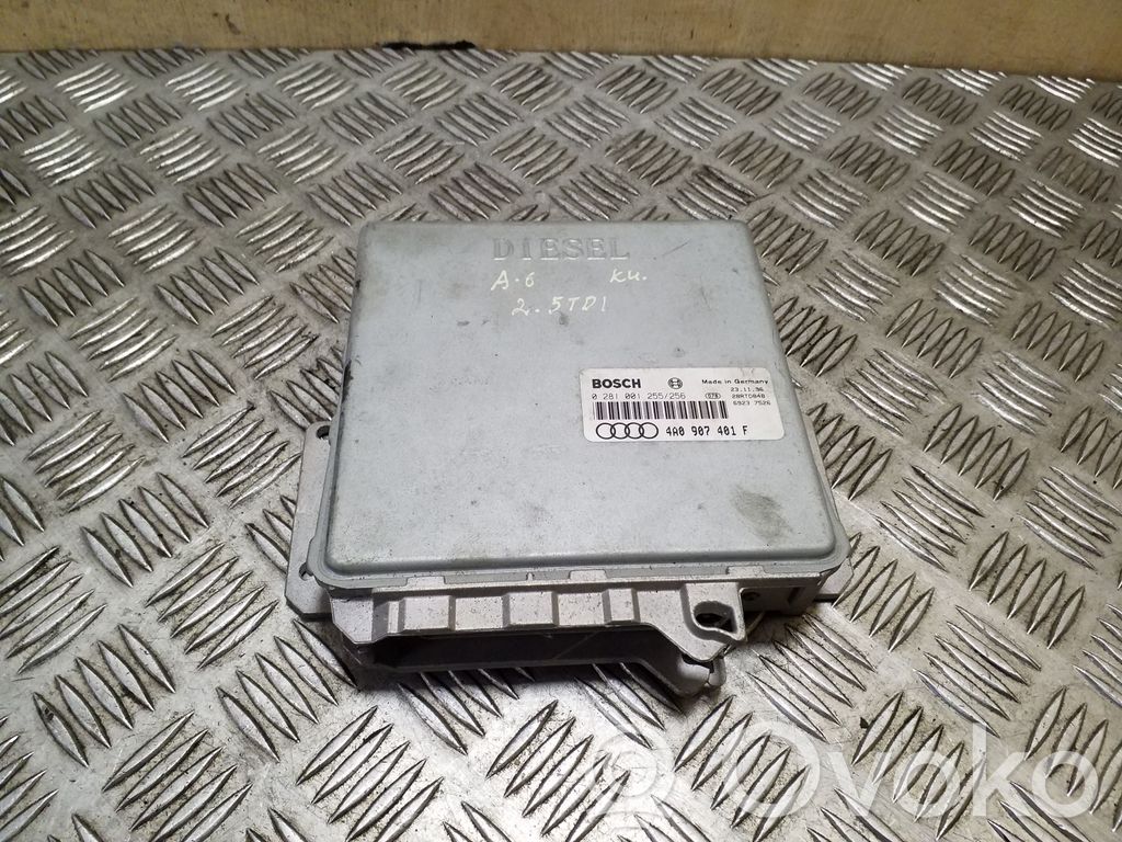 Engine control unit/module   4A0907401F,0281001255,0281001256