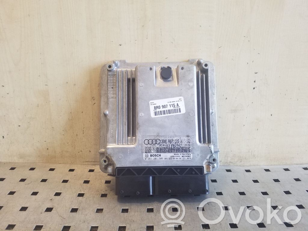 Engine control unit/module   8R0907115A,0261201906,8K2907115D