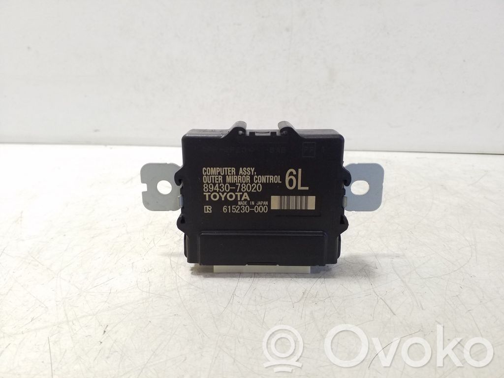 Lexus NX Module de commande rétroviseur latéral 
