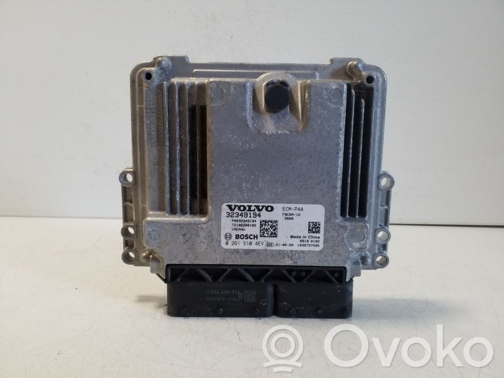 Engine control unit/module   0261S104EV,32349194,P0032349194