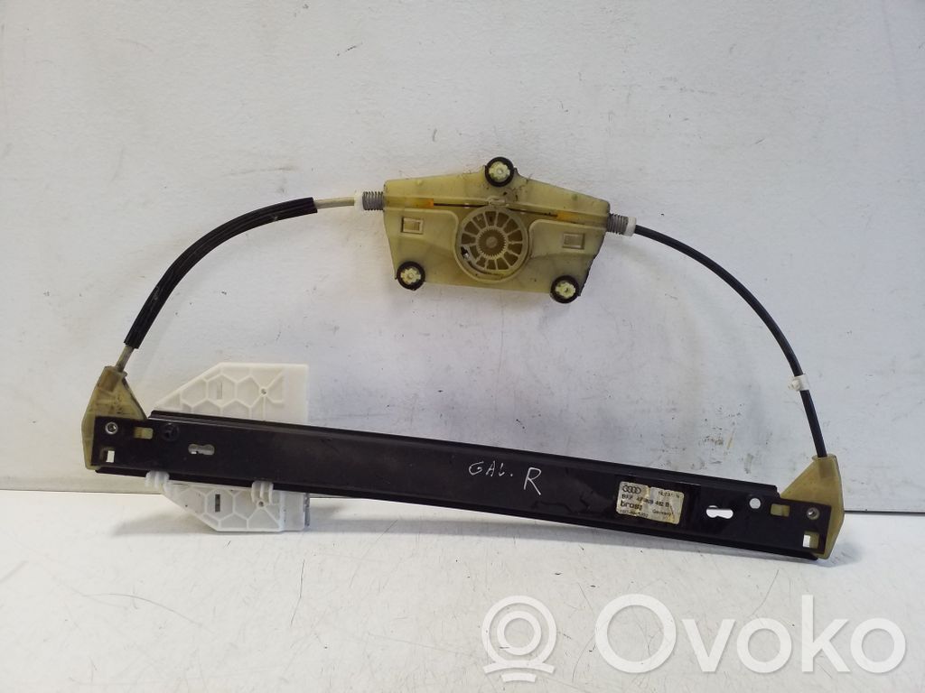Audi A6 Allroad C6 Mechanizm podnoszenia szyby tylnej bez silnika
