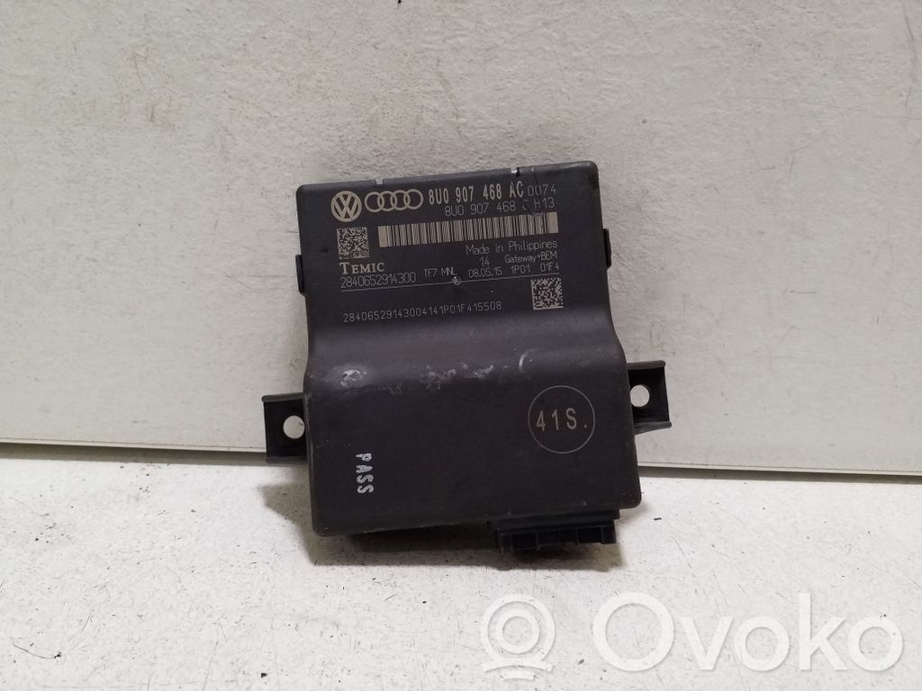 Gateway control module   8U0907468AC,8U0907468G,2840652914300