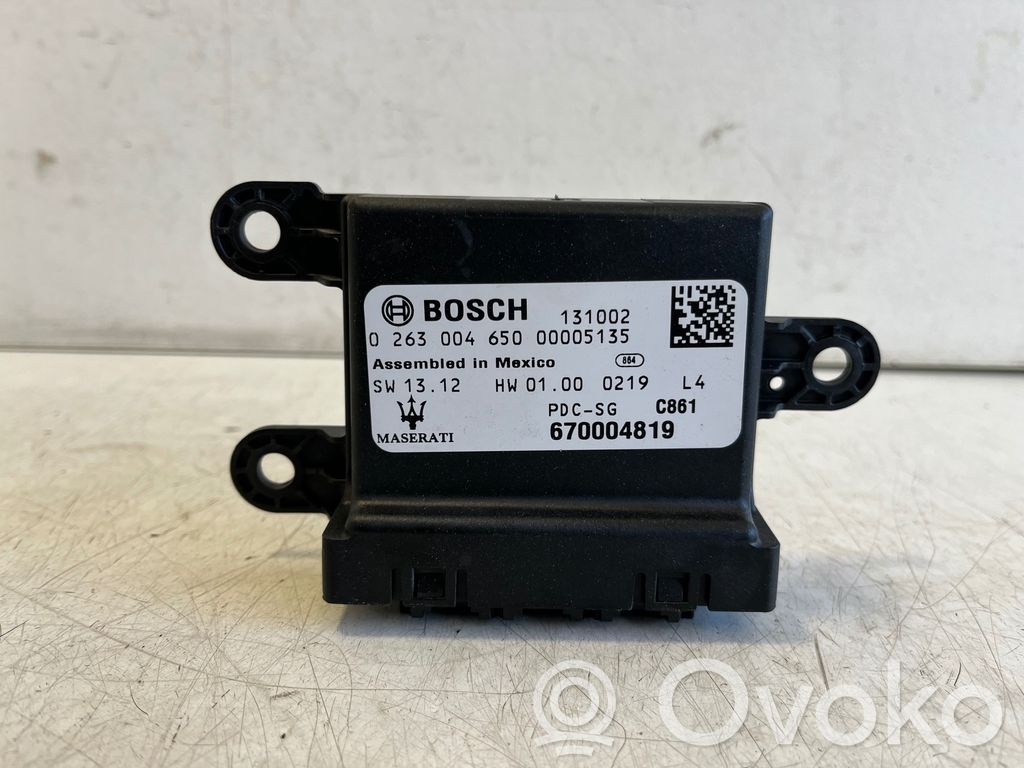 Maserati Ghibli Parking PDC control unit/module 