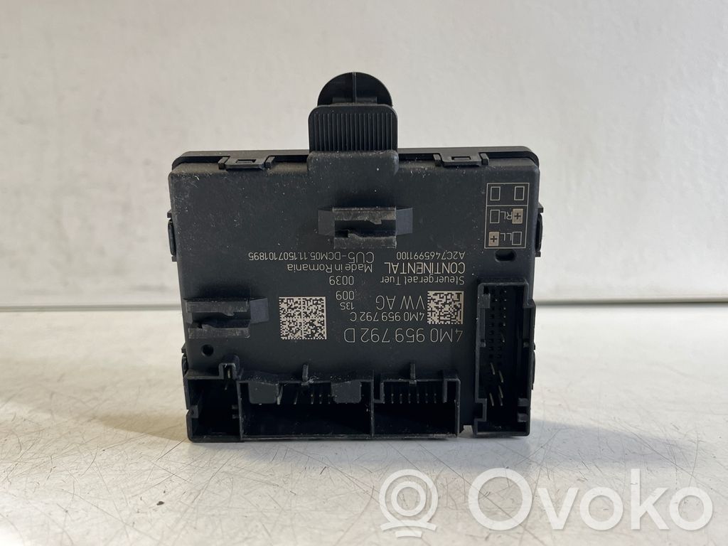 Unité de commande module de porte   4M0959792D