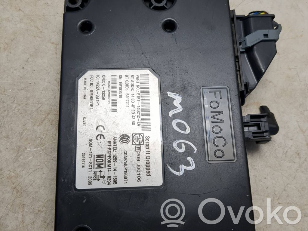 Ford Ecosport Bluetooth control unit module 