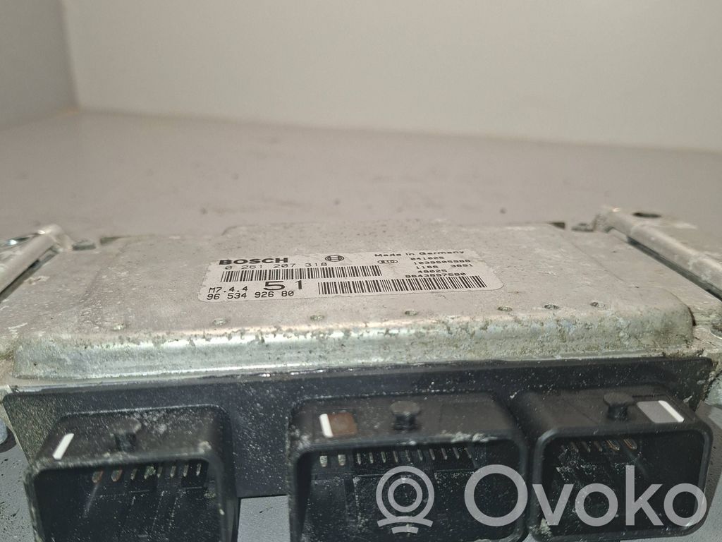 Citroen C4 I Picasso Engine control unit/module 