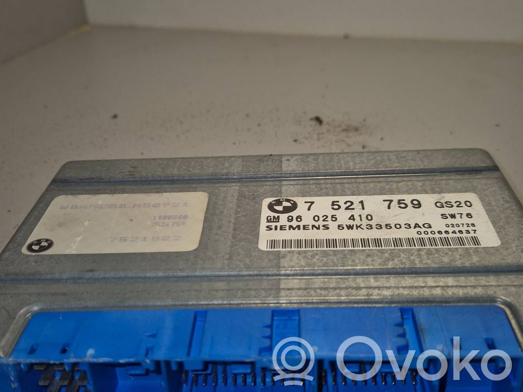 Gearbox control unit/module   7521759,5WK33503AG,96025410