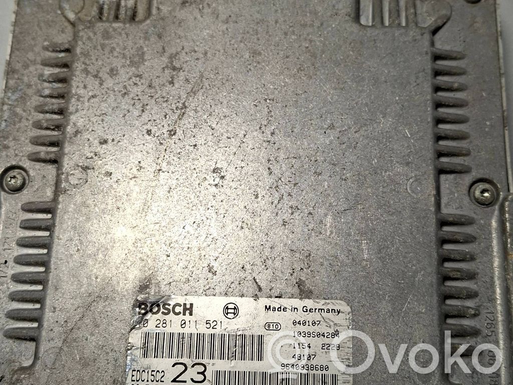 Citroen C4 I Picasso Engine control unit/module 